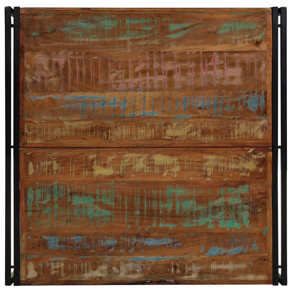 vidaXL Salontafel 100x100x35 cm massief ruw mangohout