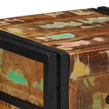 vidaXL Nachtkastje 40x35x50 cm massief ruw hout mango