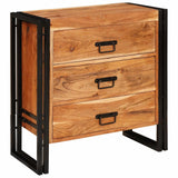 vidaXL Dressoir met lade Bruin 66 x 33 x 70 cm Massief Mango Hout