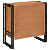 vidaXL Dressoir met lade Bruin 66 x 33 x 70 cm Massief Mango Hout