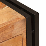 vidaXL Dressoir met lade Bruin 66 x 33 x 70 cm Massief Mango Hout