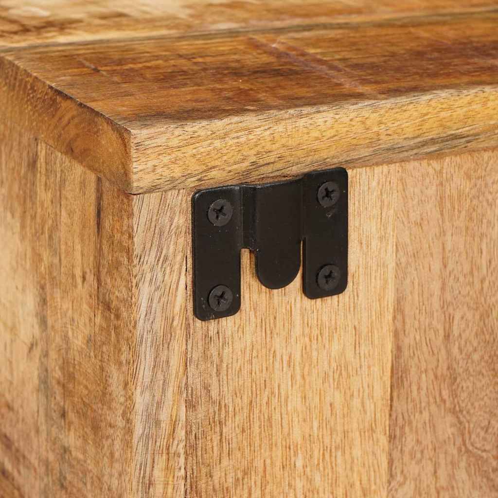 vidaXL Nachtkastje Bruin 35 x 33 x 48 cm Massief Mango Hout
