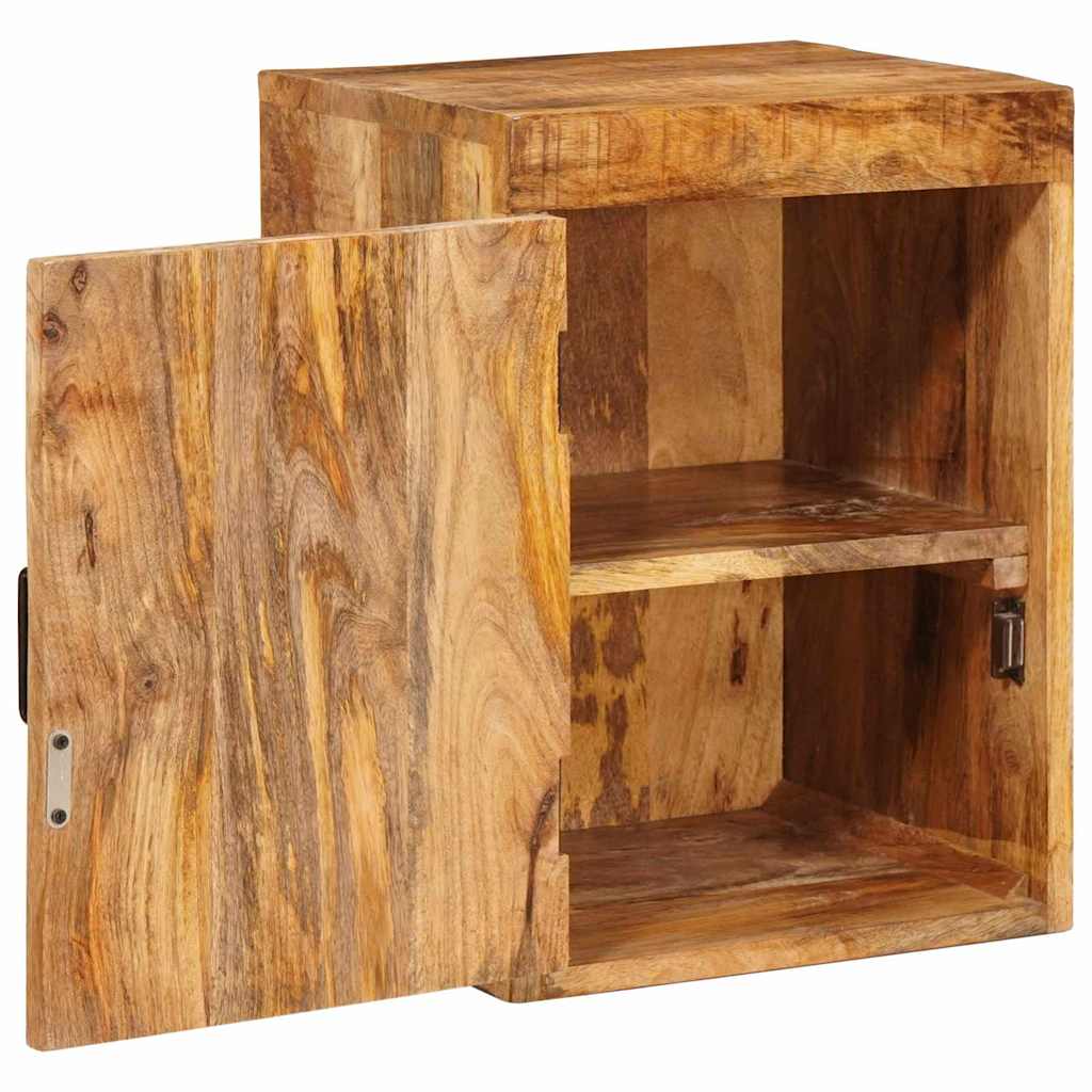 vidaXL Nachtkastje Bruin 35 x 33 x 48 cm Massief Mango Hout
