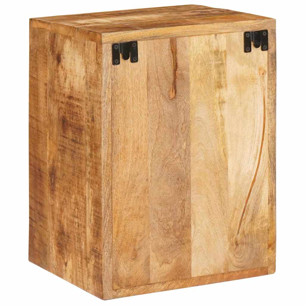 vidaXL Nachtkastje Bruin 35 x 33 x 48 cm Massief Mango Hout
