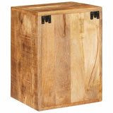 vidaXL Nachtkastje Bruin 35 x 33 x 48 cm Massief Mango Hout
