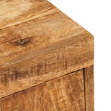 vidaXL Nachtkastje Bruin 35 x 33 x 48 cm Massief Mango Hout