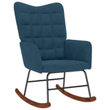 vidaXL Rocking Chair velvet light grey