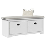 vidaXL Gangbank BODO 114x40x45 cm wit
