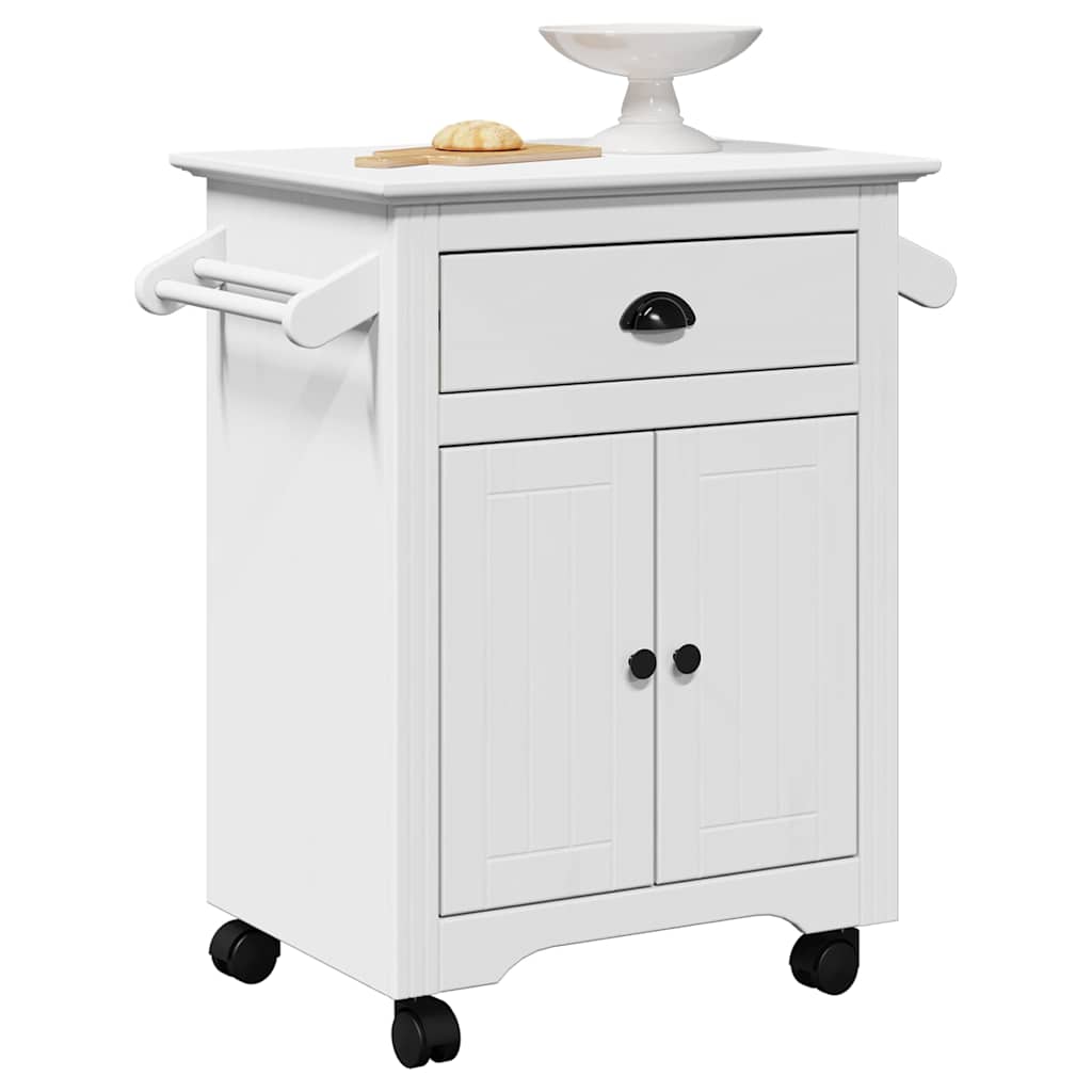vidaXL Kitchen Trolley BODO 72x45x80 cm white
