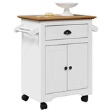 vidaXL Kitchen Trolley BODO 72x45x80 cm white