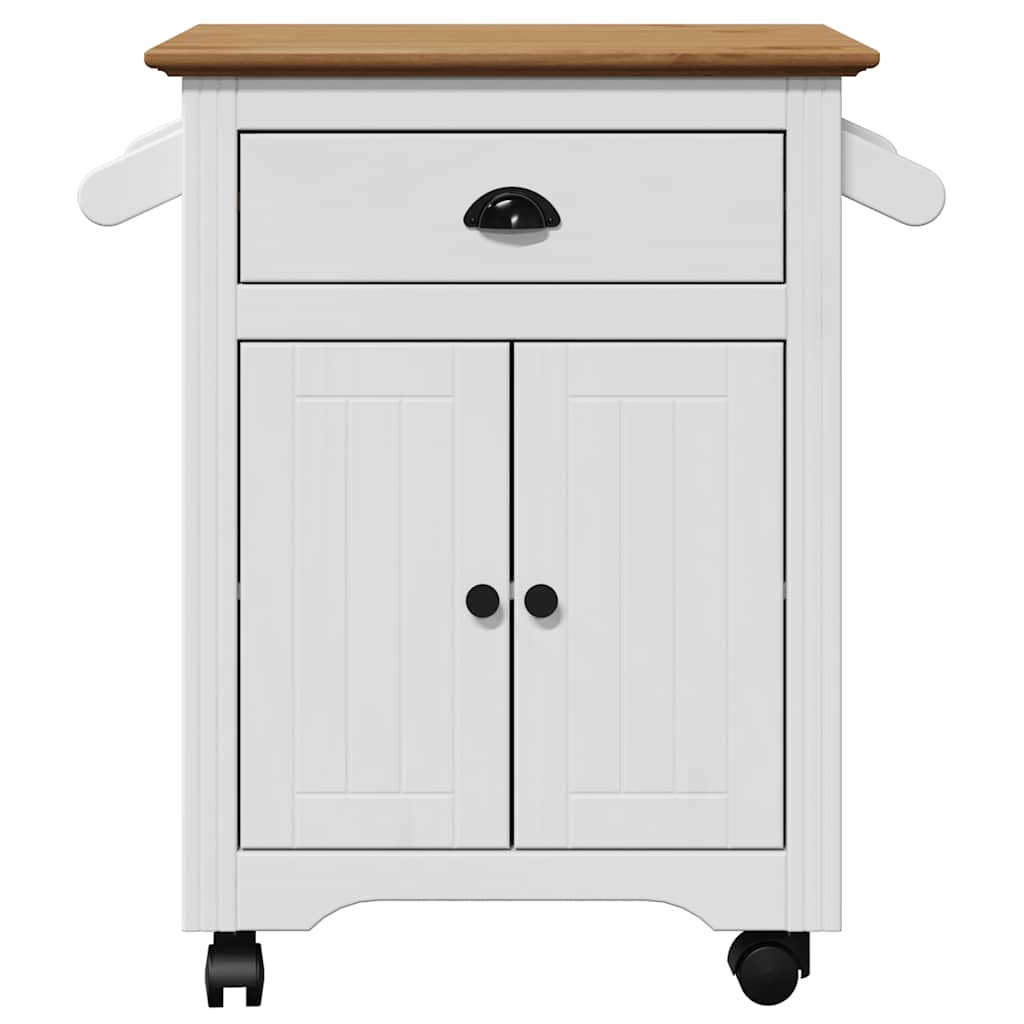 vidaXL Kitchen Trolley BODO 72x45x80 cm white