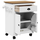 vidaXL Kitchen Trolley BODO 72x45x80 cm white