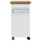 vidaXL Kitchen Trolley BODO 72x45x80 cm white