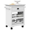 vidaXL Kitchen Trolley BODO 67.5x45x80 cm white