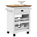 vidaXL Kitchen Trolley BODO 67.5x45x80 cm white