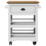 vidaXL Kitchen Trolley BODO 67.5x45x80 cm white