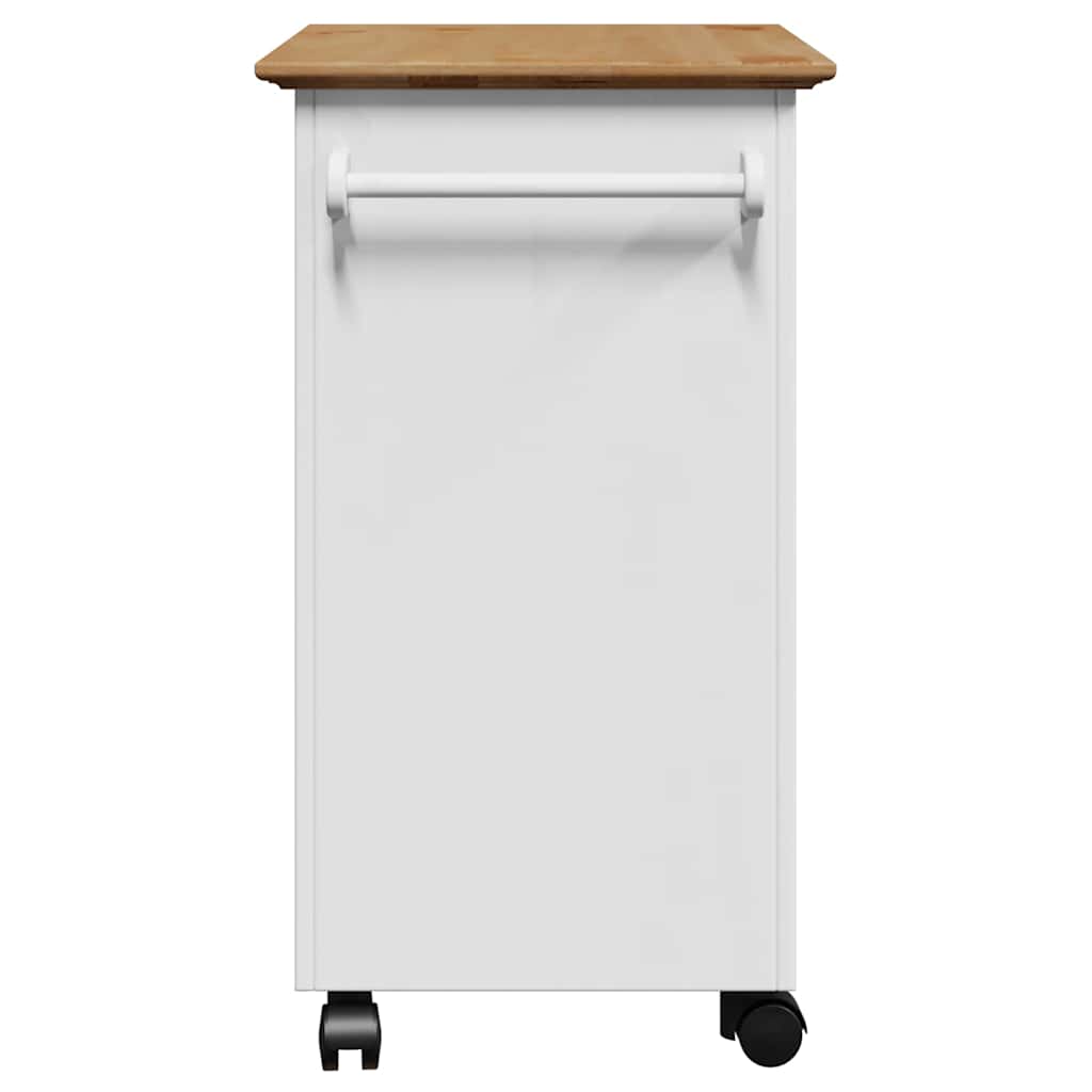 vidaXL Kitchen Trolley BODO 67.5x45x80 cm white
