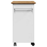 vidaXL Kitchen Trolley BODO 67.5x45x80 cm white