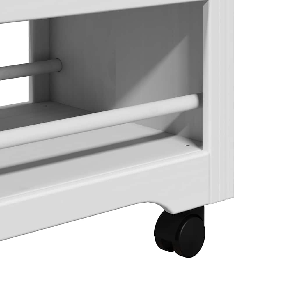 vidaXL Kitchen Trolley BODO 67.5x45x80 cm white