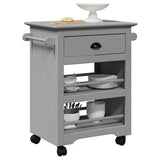 vidaXL Kitchen Trolley BODO 67.5x45x80 cm white