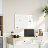 vidaXL Magnetisch whiteboard met massief grenenhouten frame 40x30 cm