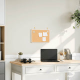 vidaXL Magnetisch whiteboard met massief grenenhouten frame 40x30 cm