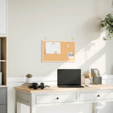 vidaXL Magnetisch whiteboard met massief grenenhouten frame 40x30 cm