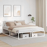 vidaXL Cadre de lit métal noir 90x200 cm