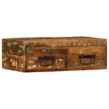 vidaXL Tv-meubel wandmontage 60x30x19 cm massief gerecycled hout