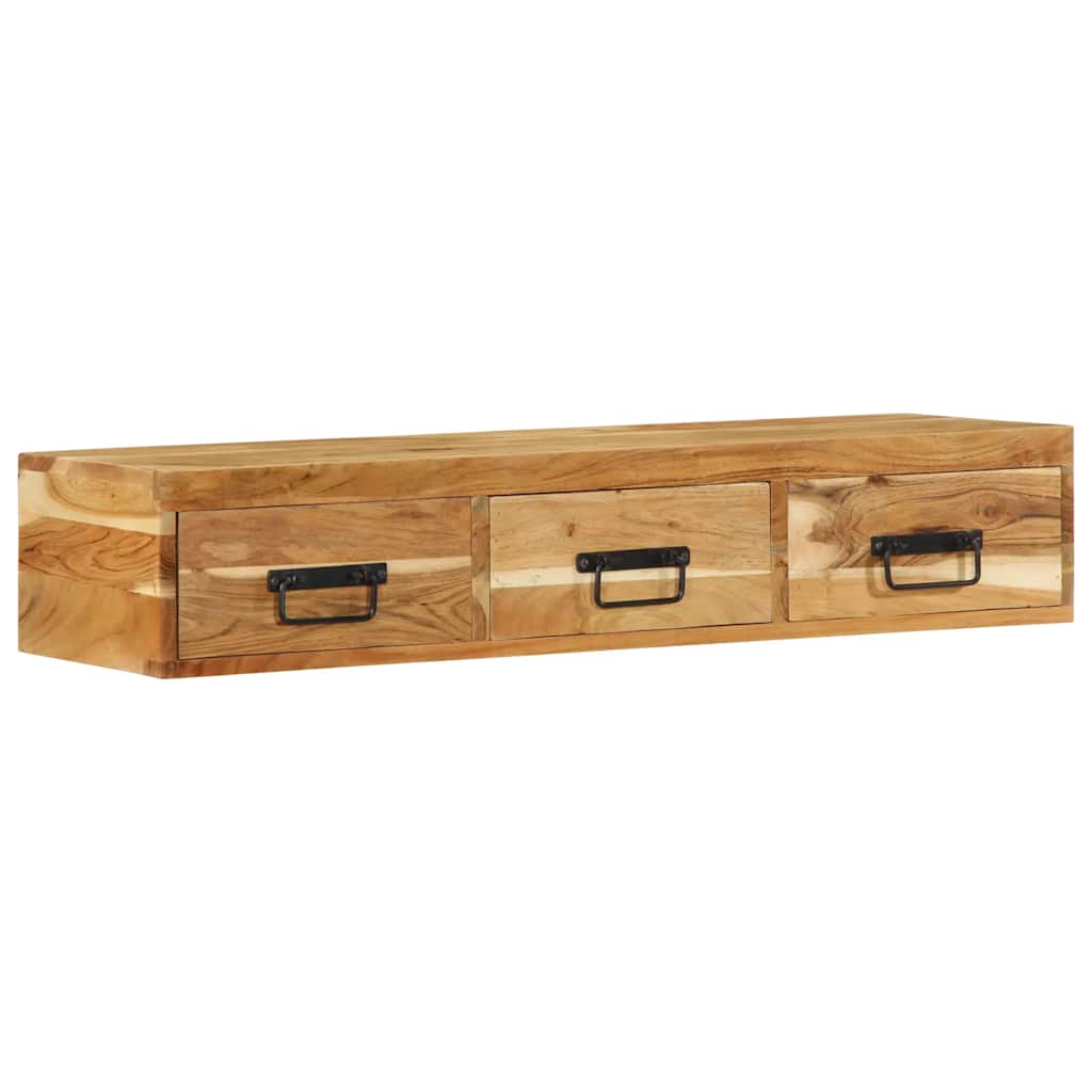vidaXL Tv-meubel wandmontage 60x30x19 cm massief gerecycled hout