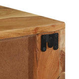 vidaXL Tv-meubel wandmontage 60x30x19 cm massief gerecycled hout