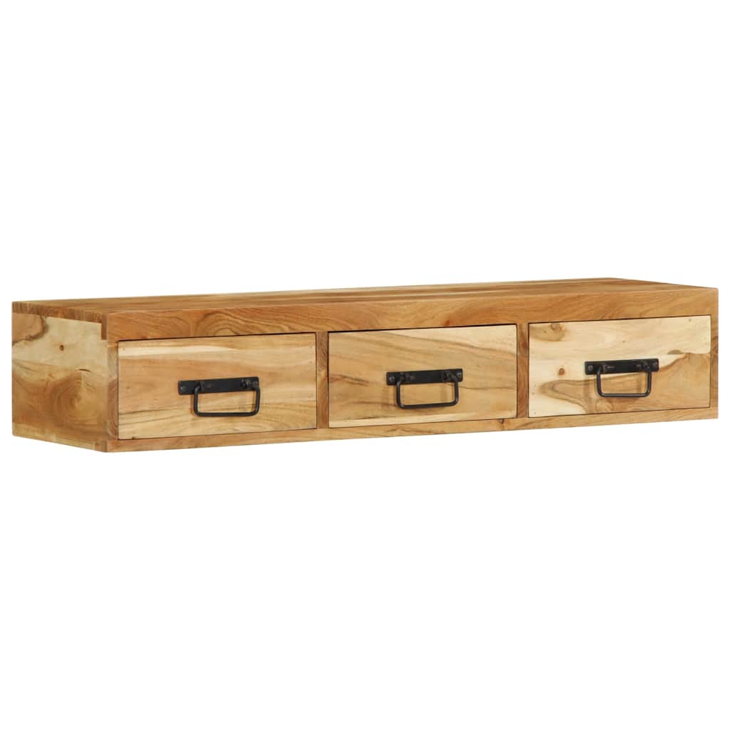 vidaXL Tv-meubel wandmontage 60x30x19 cm massief gerecycled hout