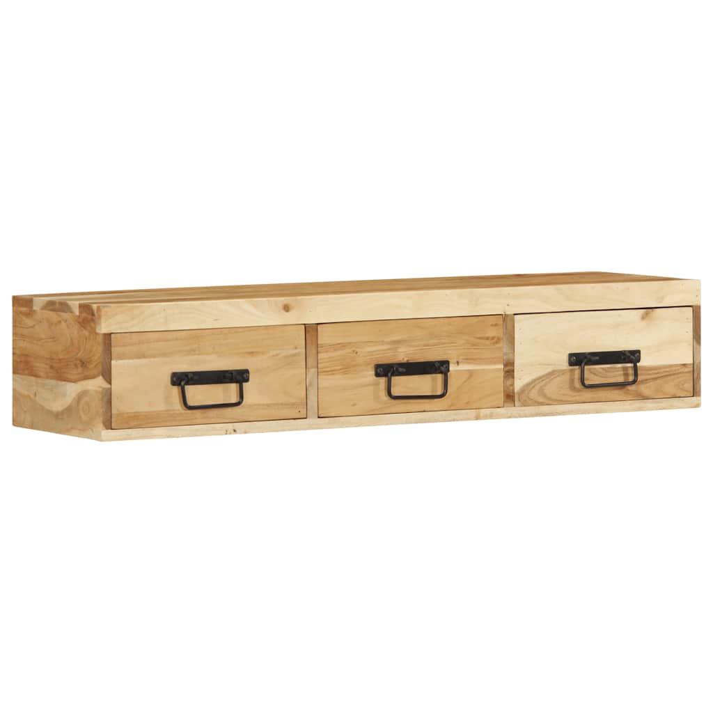 vidaXL Tv-meubel wandmontage 60x30x19 cm massief gerecycled hout