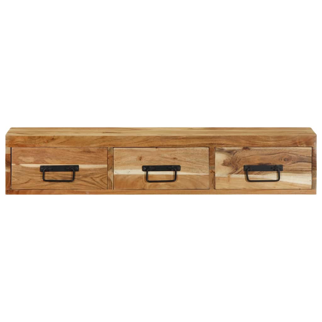 vidaXL Tv-meubel wandmontage 60x30x19 cm massief gerecycled hout