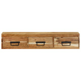 vidaXL Tv-meubel wandmontage 60x30x19 cm massief gerecycled hout