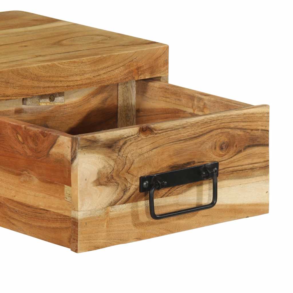 vidaXL Tv-meubel wandmontage 60x30x19 cm massief gerecycled hout