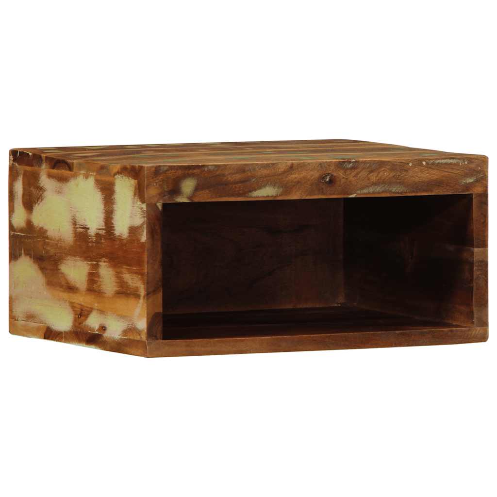 vidaXL Tv-meubel wandmontage 40x30x19 cm massief ruw mangohout