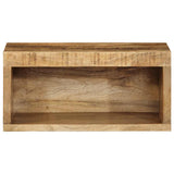 vidaXL Tv-meubel wandmontage 40x30x19 cm massief ruw mangohout