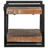 vidaXL Wall Shelf Solid Reclaimed Wood Multicolour