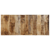 vidaXL Hoofdbord 120 cm massief ruw mangohout