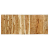 vidaXL Hoofdbord 120 cm massief ruw mangohout