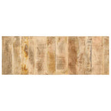 vidaXL Hoofdbord 120 cm massief ruw mangohout