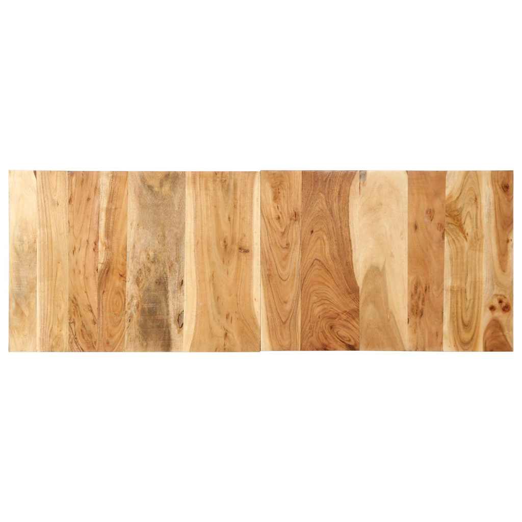 vidaXL Hoofdbord 120 cm massief ruw mangohout