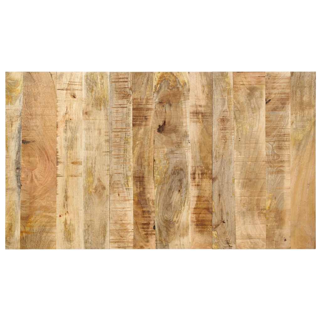 vidaXL Hoofdbord 120 cm massief ruw mangohout
