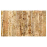 vidaXL Hoofdbord 120 cm massief ruw mangohout