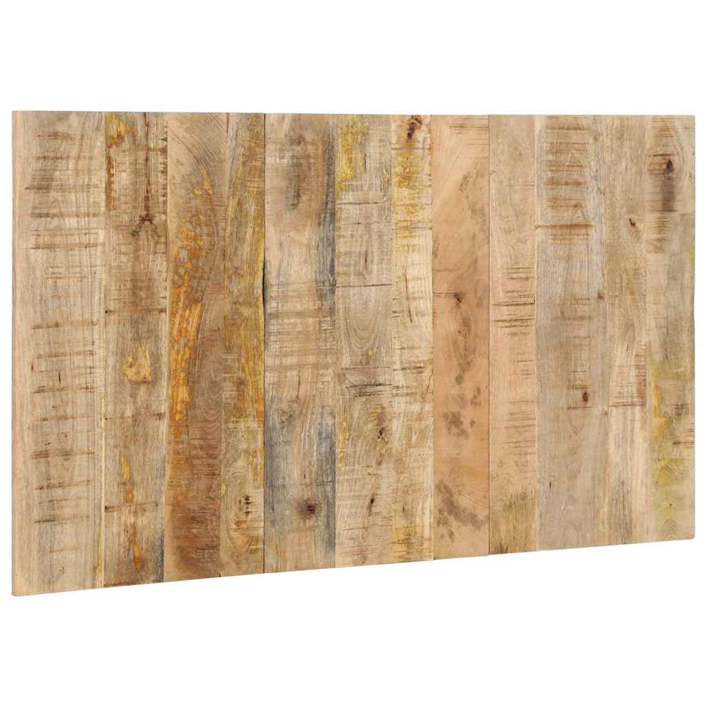 vidaXL Hoofdbord 120 cm massief ruw mangohout