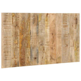 vidaXL Hoofdbord 120 cm massief ruw mangohout