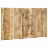 vidaXL Hoofdbord 120 cm massief ruw mangohout