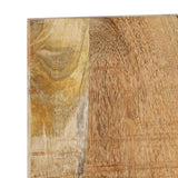 vidaXL Hoofdbord 120 cm massief ruw mangohout