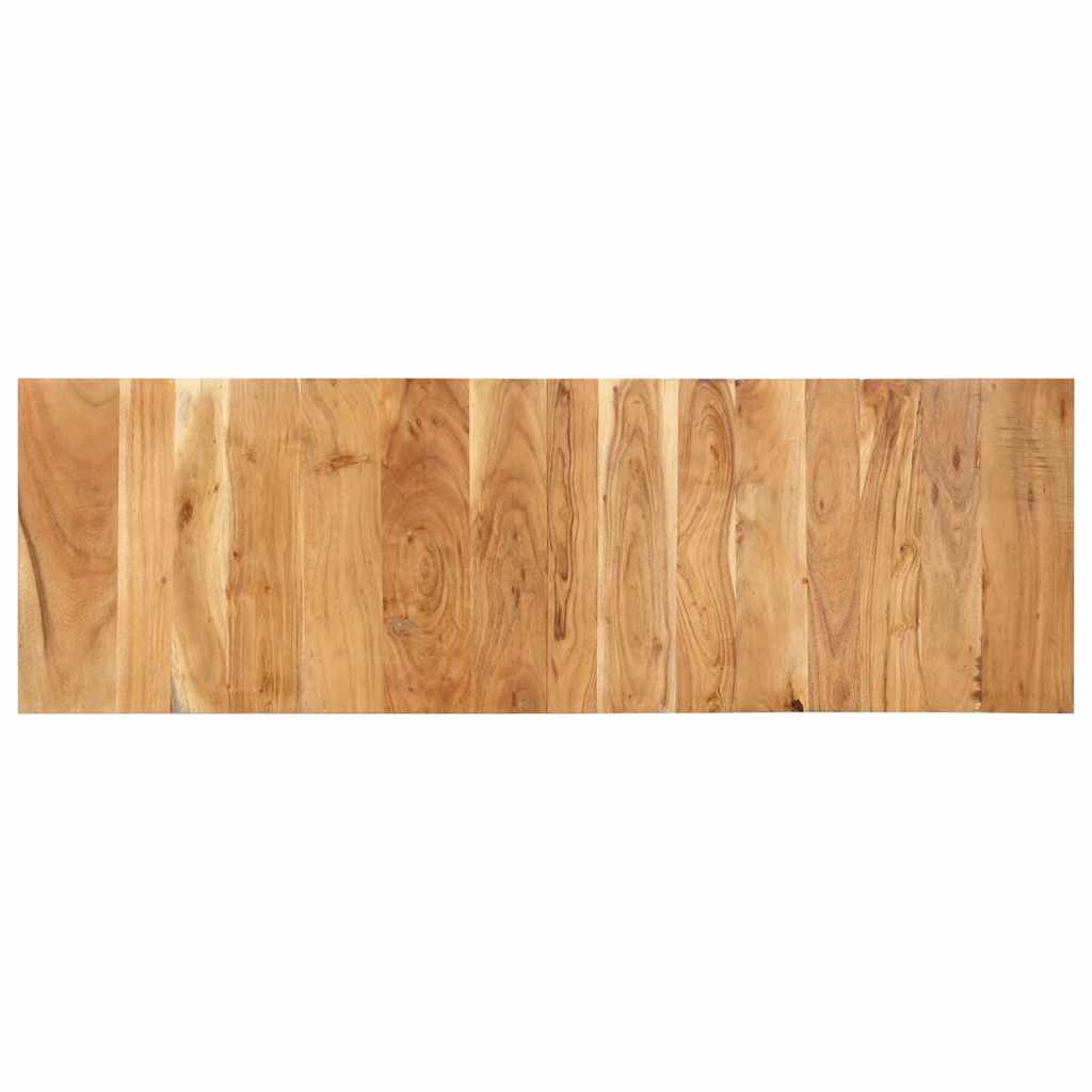 vidaXL Hoofdbord 120 cm massief ruw mangohout